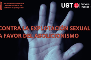 UGT Serveis Públics dice no a la explotación sexual