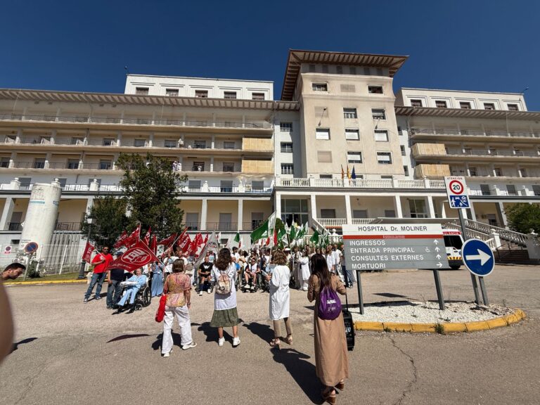 Lee más sobre el artículo Concentración para exigir una solución justa para el personal y los pacientes del hospital Doctor Moliner