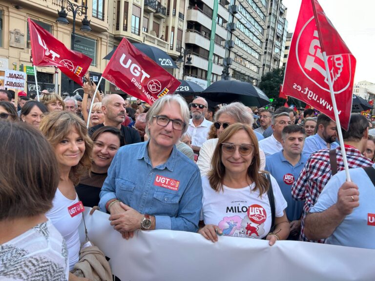 Lee más sobre el artículo Comunicat UGT PV: «La renúncia de Mazón és un pas imprescindible per a l’estabilitat institucional»