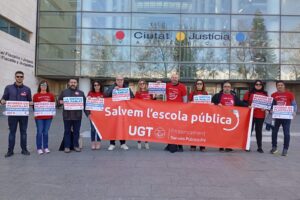 UGT es persona en la causa que obliga a la Conselleria d’Educació a complir els acords de plantilles