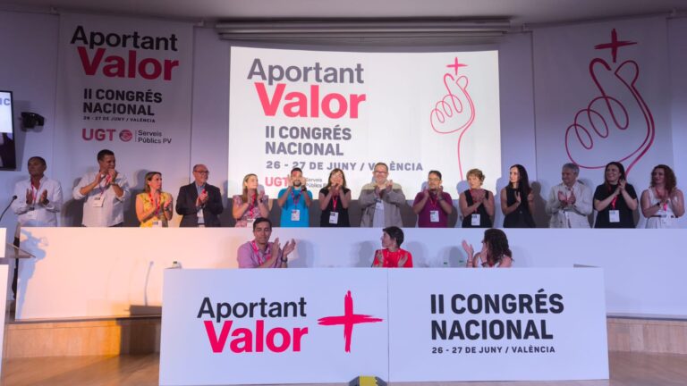 Lee más sobre el artículo El II Congreso Nacional de UGT Serveis Públics PV en imágenes