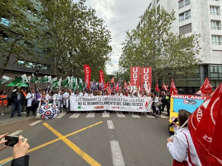 Lee más sobre el artículo Concentración contra los planes de la Conselleria de Sanitat para que el personal de SAMU atienda enfermos mientras espera los avisos