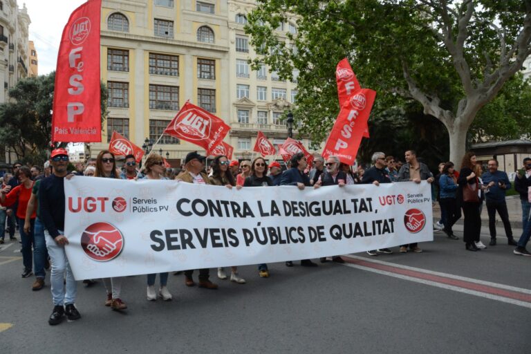 Lee más sobre el artículo UGT Serveis Públics PV, con el primero de mayo