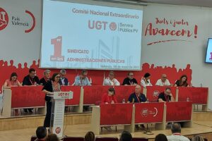 UGT pide a la consellera Ruth Merino una reunión para abordar el incremento del 2% al personal de la Generalitat