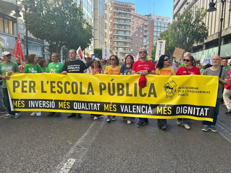Lee más sobre el artículo Segona setmana de vaga històrica: UGT continua al peu del canó en defensa de l’educació pública