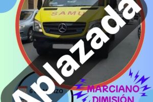 Se aplaza la protesta en contra de la integración del SAMU en urgencias