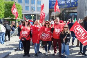 UGT Servicios Públicos reivindica en Bruselas «Nuestra salud no se vende» en el Día Mundial de la Salud
