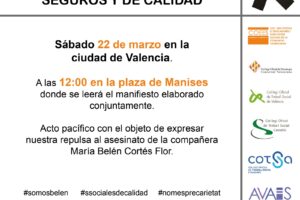 UGT apoya la concentración en defensa de unos servicios sociales dignos, seguros y de calidad