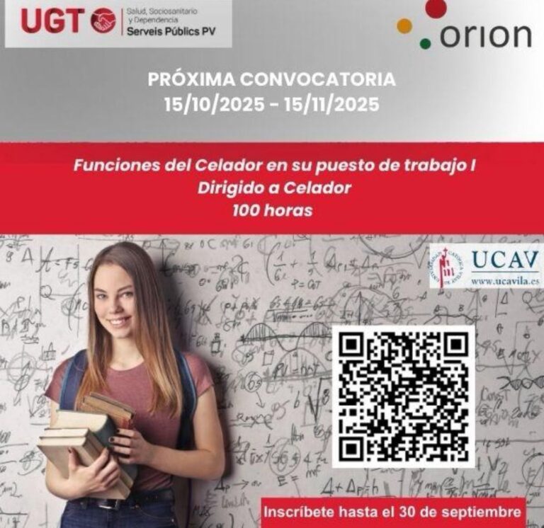 Lee más sobre el artículo Curso para celadores y celadoras