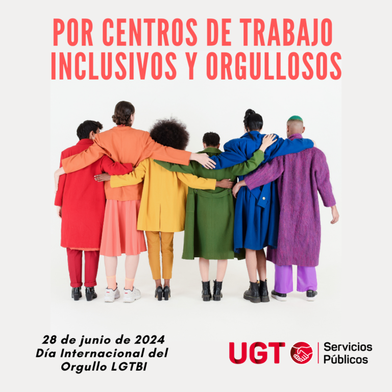 Lee más sobre el artículo Día Internacional del Orgullo LGTBI: Por unos centros de trabajo inclusivos y orgullosos