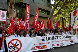 UGT denuncia las medidas de recorte de la Conselleria de Sanidad y la falta de diálogo