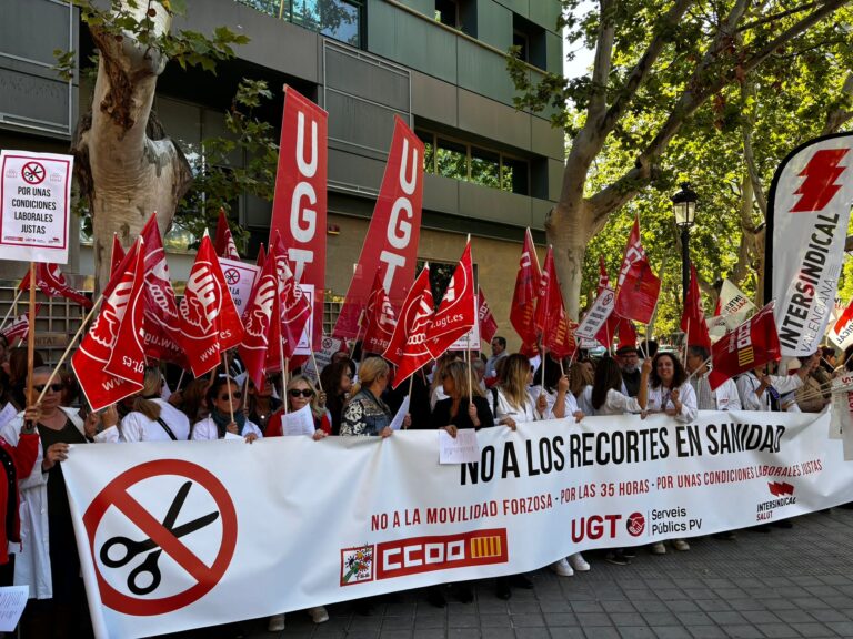 Lee más sobre el artículo UGT denuncia las medidas de recorte de la Conselleria de Sanidad y la falta de diálogo