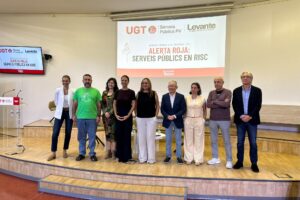 UGT alerta sobre el deterioro de la educación y la sanidad y reivindica la defensa colectiva de los servicios públicos