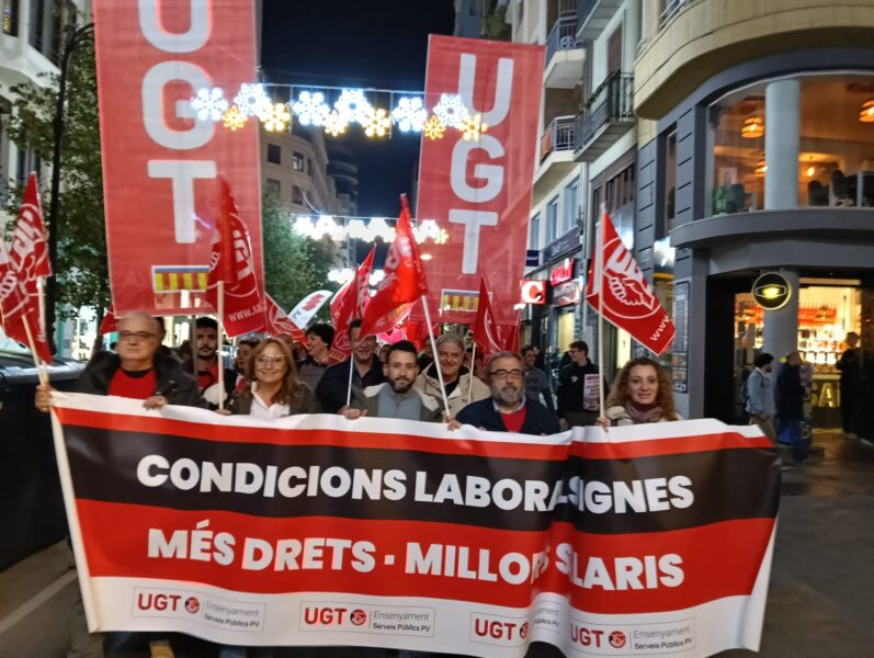 Forta adhesió a la vaga 11 de desembre: resposta contundent de la comunitat educativa