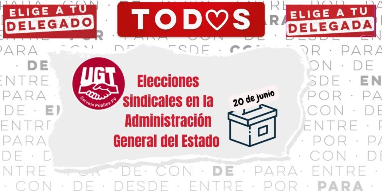 Lee más sobre el artículo 20 de junio: Elecciones sindicales a los Comités de Personal Funcionario y Laboral en la Administración General del Estado