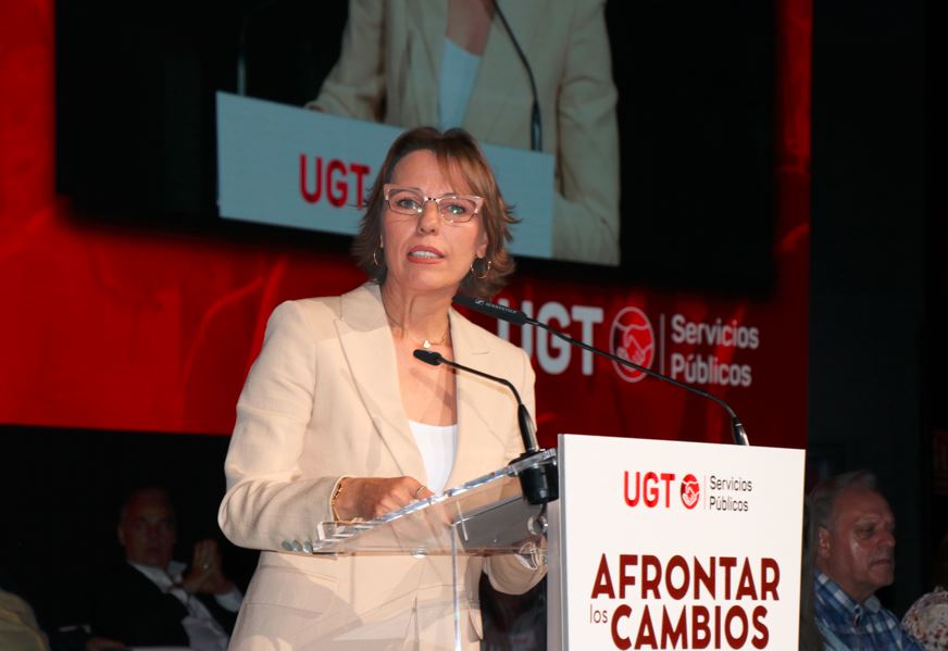 En este momento estás viendo La secretaria general de UGT Servicios Públicos, Isabel Araque, asegura que los resultados de las elecciones no comprometen la subida salarial del 4,5 % previsto para 2027