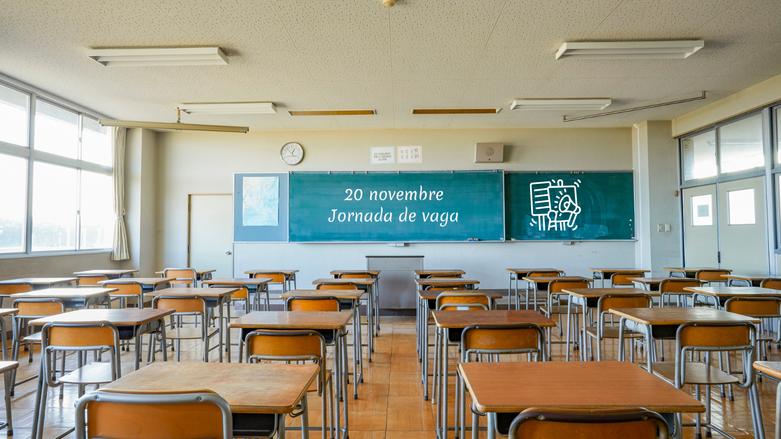 En este momento estás viendo 20 de novembre, primera jornada de vaga educativa