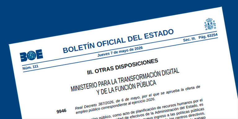 Lee más sobre el artículo Publicada la OPE de 2026 para el personal funcionario y labora: UGT la considera insuficiente