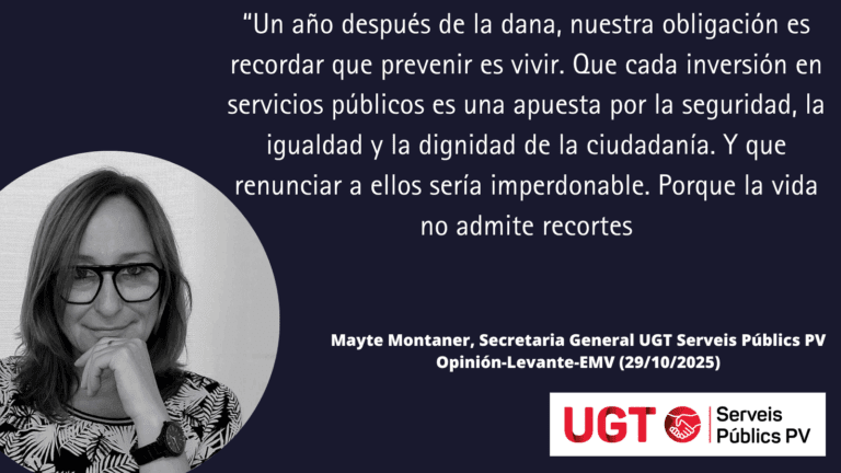 Lee más sobre el artículo Mayte Montaner (opinión): «La vida no admite recortes»