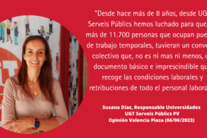 Susana Díaz (Opinión): «Punto y final a la discriminación laboral en las universidades valencianas»
