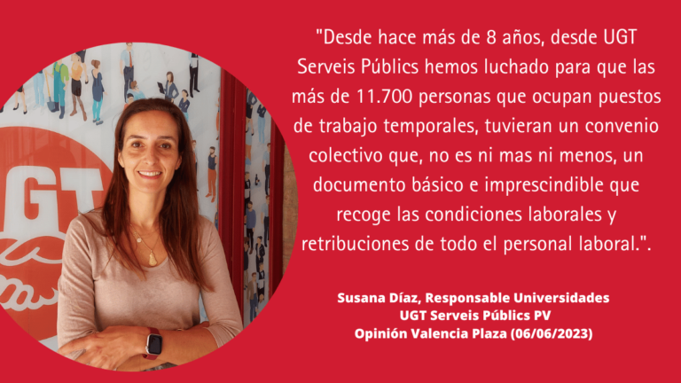 Lee más sobre el artículo Susana Díaz (Opinión): «Punto y final a la discriminación laboral en las universidades valencianas»