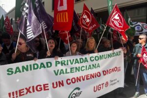 Movilizaciones para exigir un convenio digno para el personal de los hospitales privados