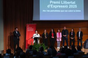 La Unió de Periodistes reconoce la labor de comunicación durante la Dana de UGT Serveis Públics PV