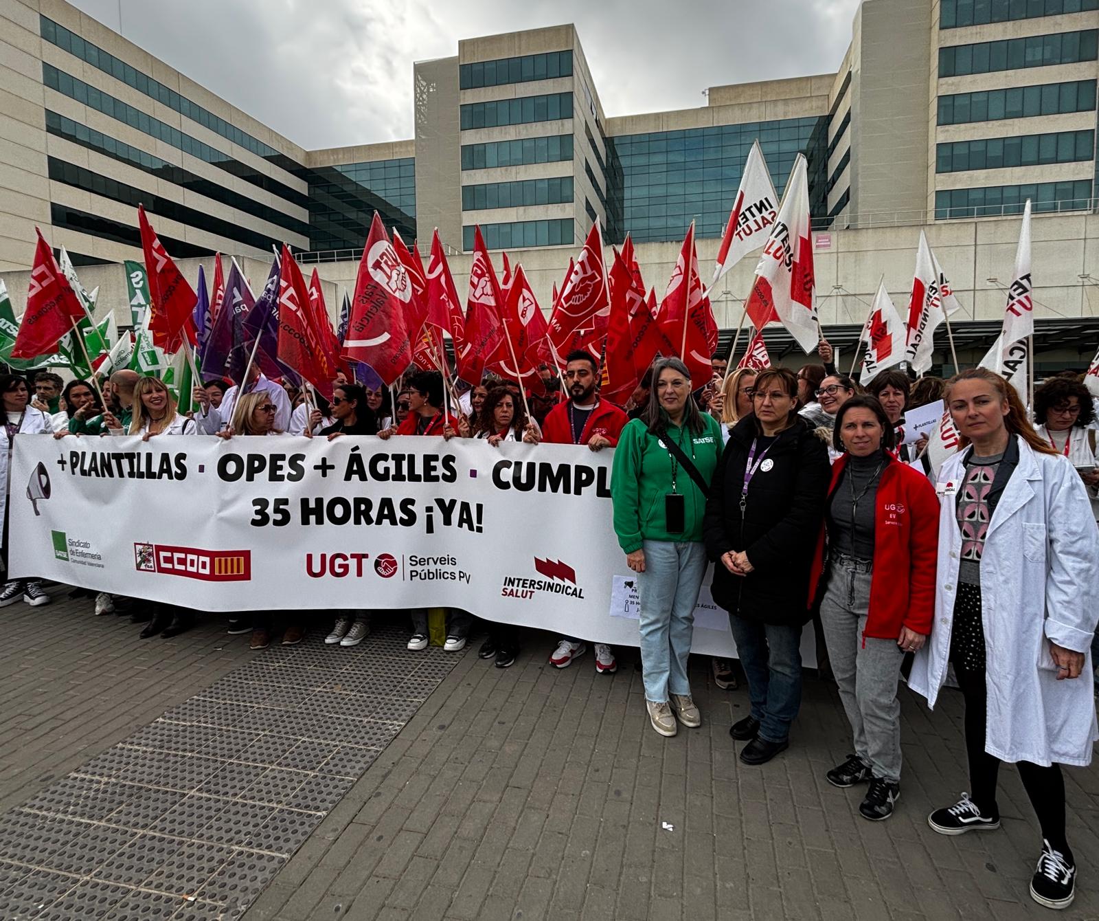 En este momento estás viendo Los sindicatos retoman las movilizaciones para denunciar las mentiras del conseller Marciano Gómez