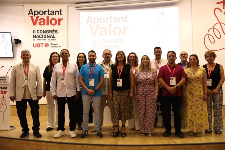 Lee más sobre el artículo ¿Quién es quién en la nueva ejecutiva de UGT Serveis Públics PV?