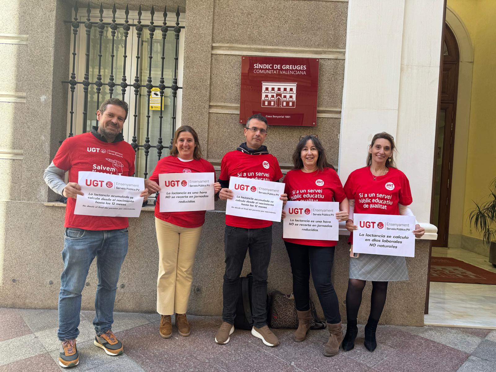 En este momento estás viendo UGT denuncia retallades de la Conselleria d’Educació en el permís de lactància en el professorat valencià