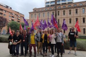 Nueva concentración para exigir el derecho al teletrabajo en la Generalitat