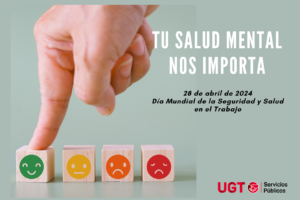 UGT presenta la campaña: «Tu salud mental nos importa»
